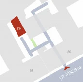 Здание 63,7 кв.м с участком на Марата